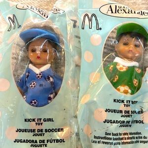 Vintage Madame Alexander McDonald’s happy meal toys. This is Kick It - Soccor.